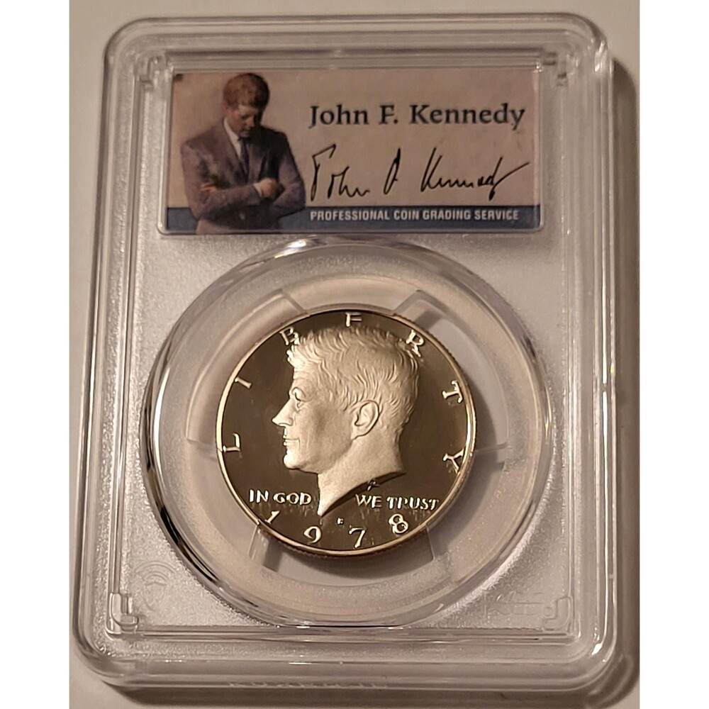 1978 S Kennedy Half Dollar Proof PR70 DCAM PCGS Portrait Label